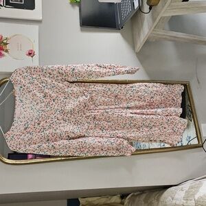 C+D+M dress floral long sleeve